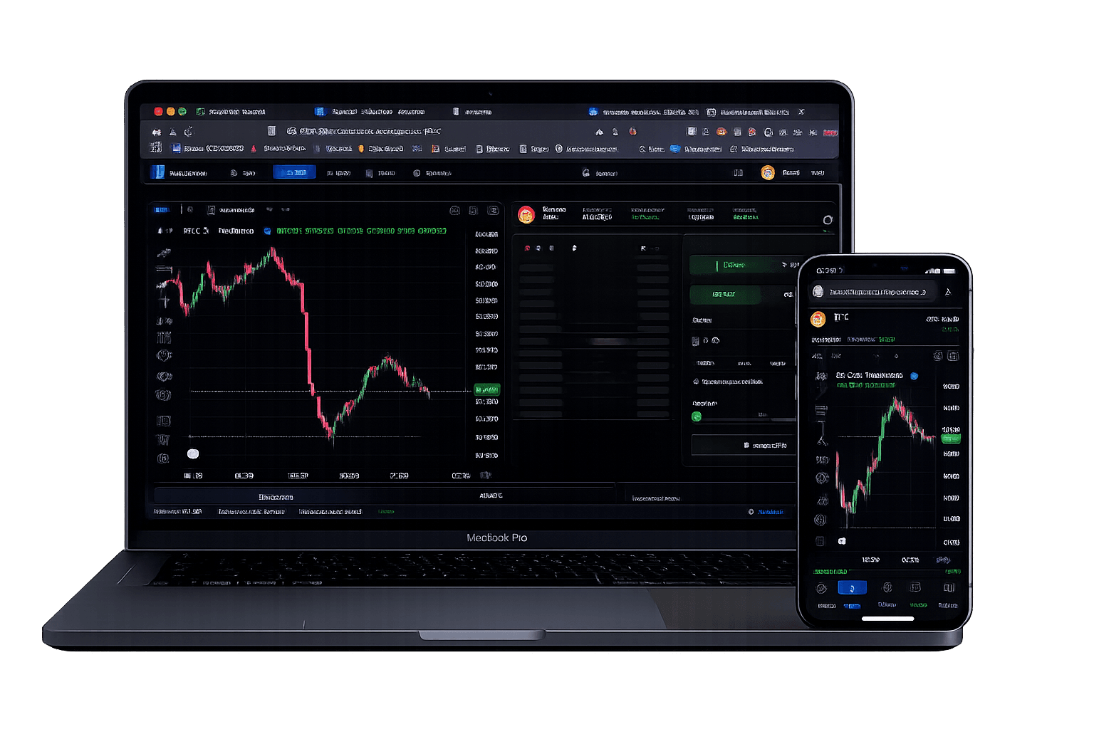 交易界面示意图